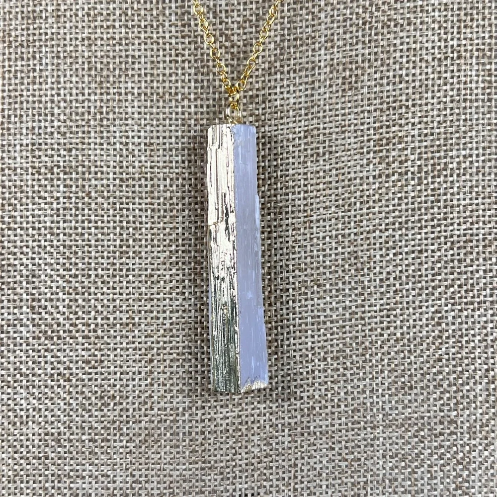 Selenite Necklace